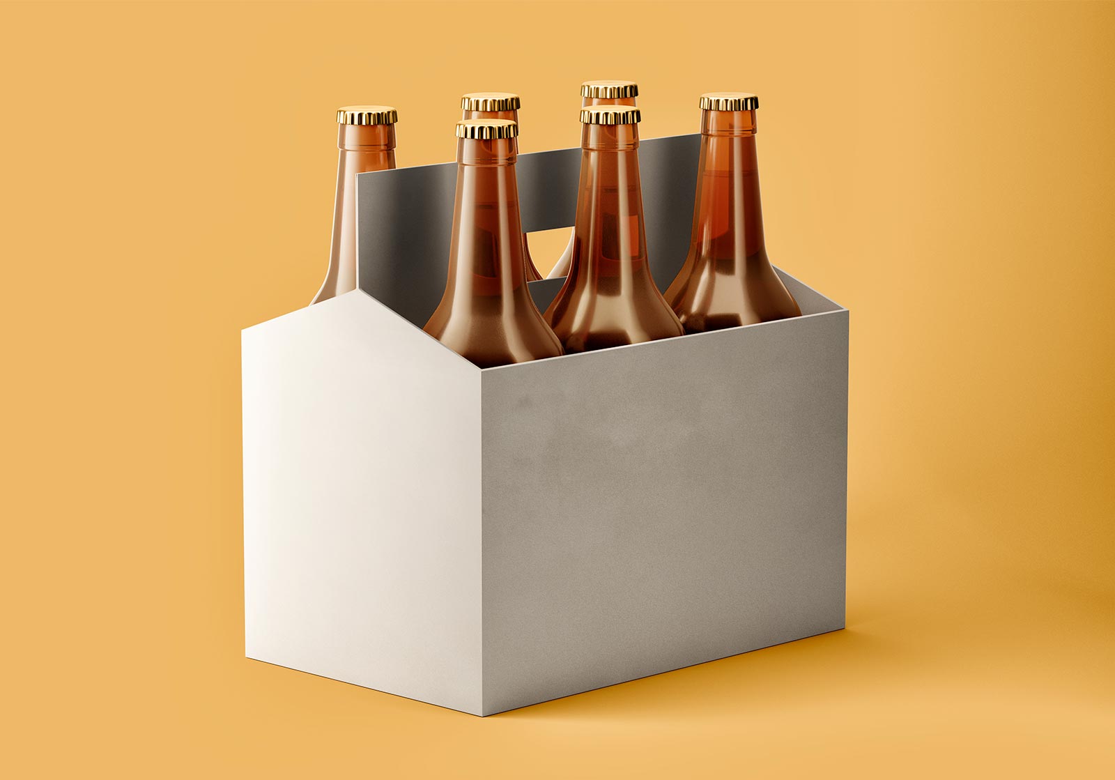 Download Six Pack Beer Packaging Mockup - Freebies